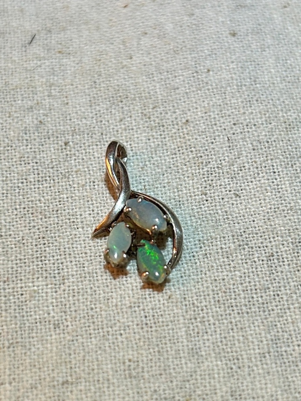 Sterling Silver Opal Pendant